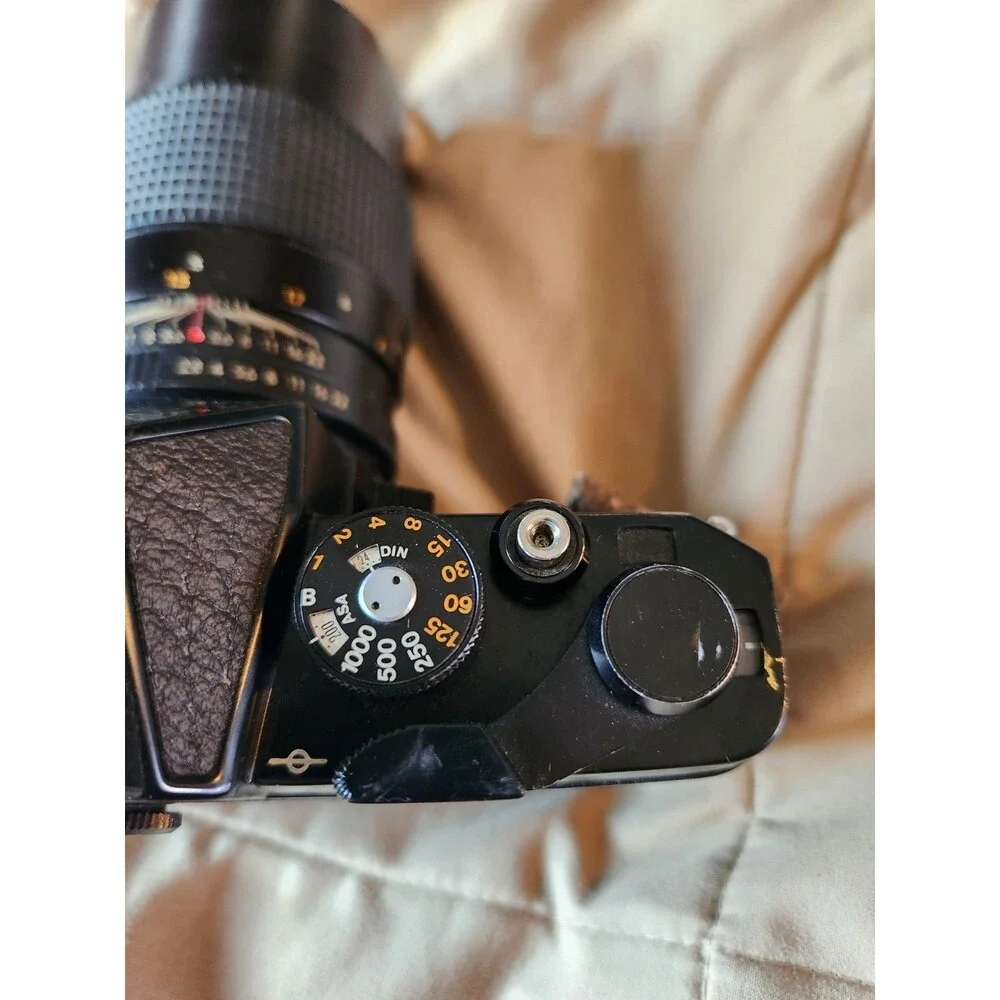 Tested Vintage Chinon CS 35mm SLR Camera + Auto Chinon 135mm f/2.8 Prime Lens